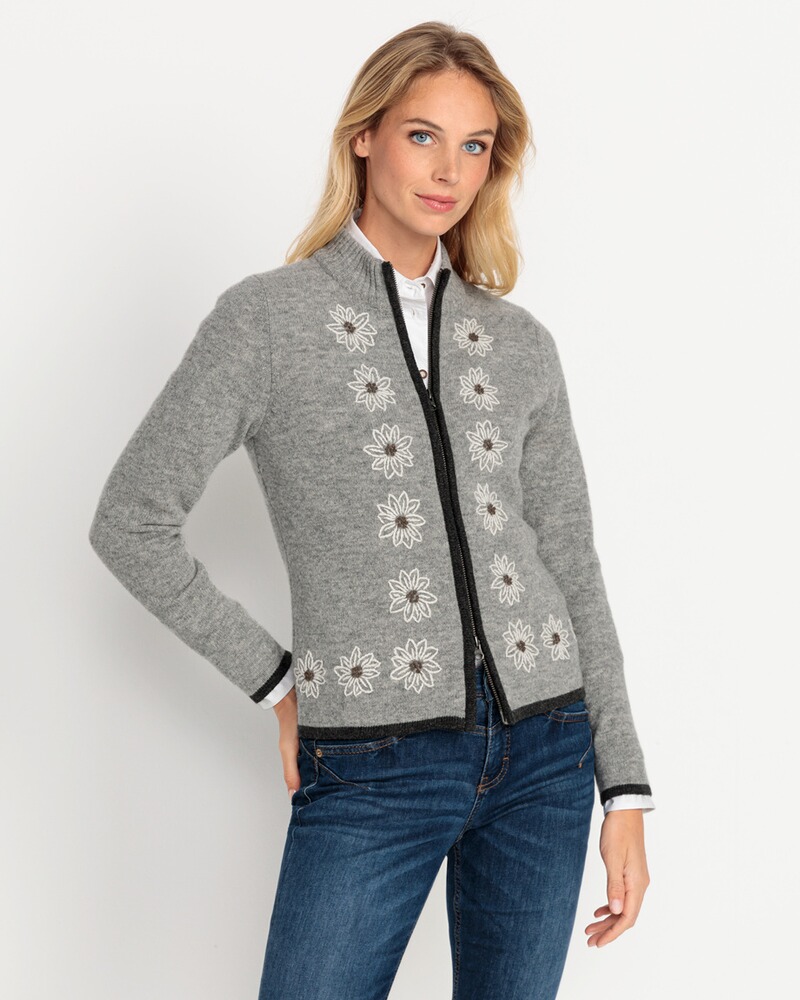 Strickjacke mit Edelweiss, Luis Steindl