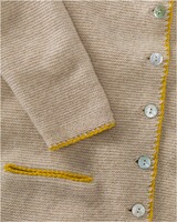 Linksstrickjacke mit Rückenstick, REITMAYER