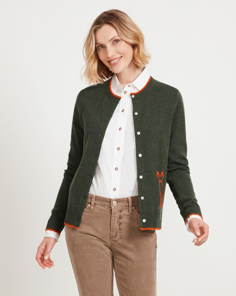 Cardigan Rehbock, Brigitte von Schönfels