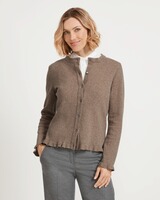 Cardigan mit Rüschenkante, REITMAYER