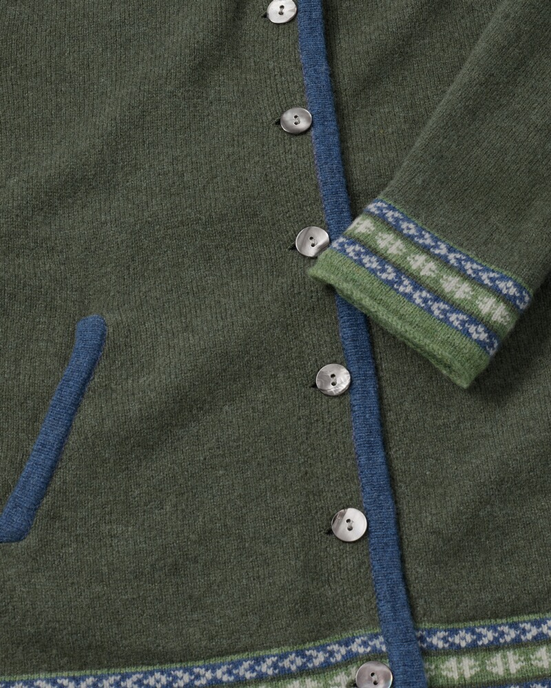 Jacquard-Cardigan mit Kapuze, REITMAYER