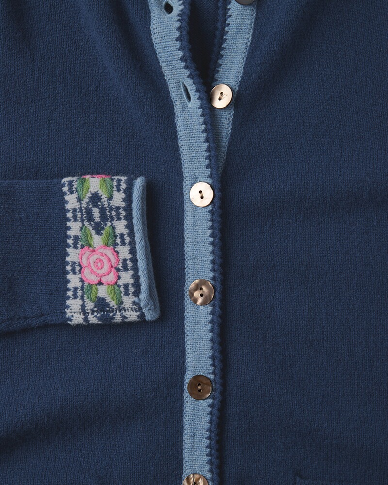 Strickjacke mit Jacquard-Muster, REITMAYER