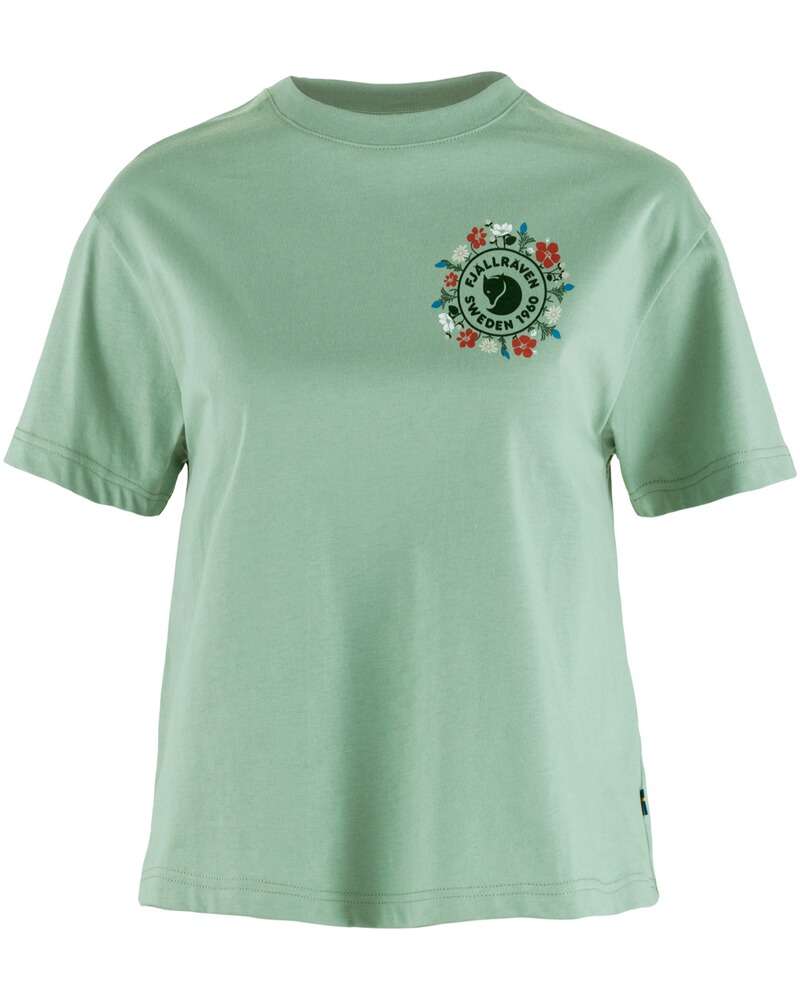 Damen T-Shirt Fjällblomster Logo