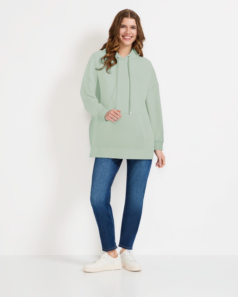 Hoodie-Cape mit Logo, Marc O'Polo
