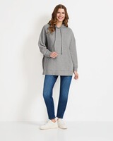 Hoodie-Cape mit Logo, Marc O'Polo