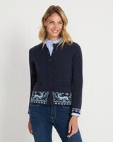 Strickjacke mit Jacquard-Muster, Luis Steindl