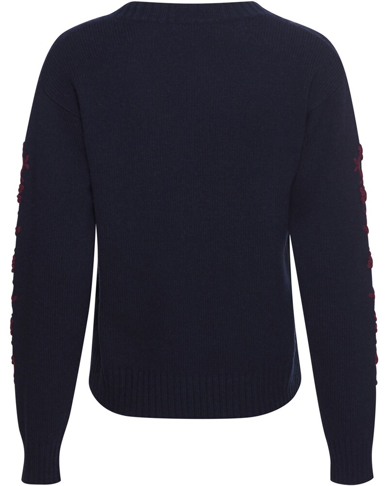 Pullover mit Blumenstickerei, REITMAYER