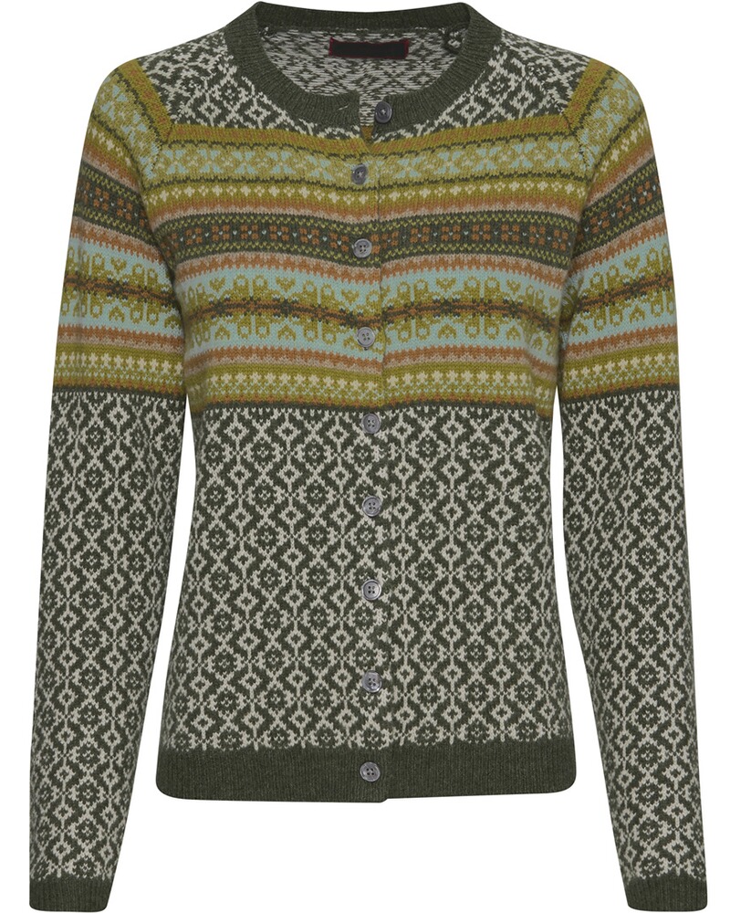 Jacquard-Strickjacke