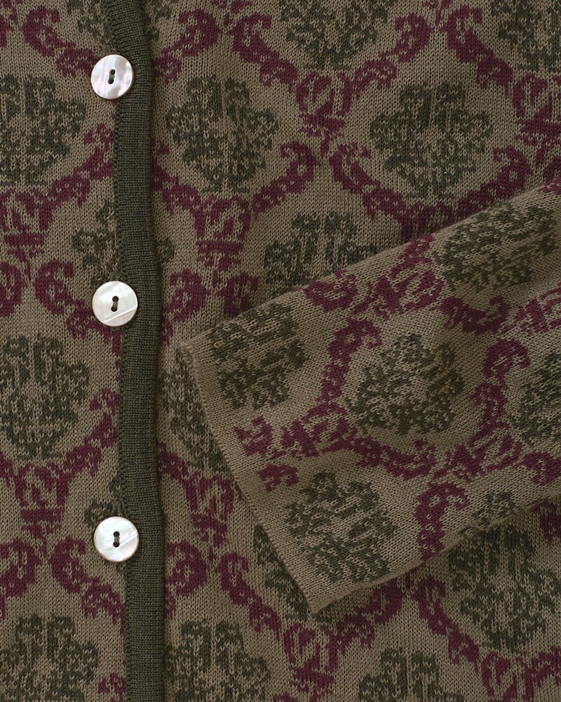 Jacquard-Strickjacke Engadin, Hammerschmid