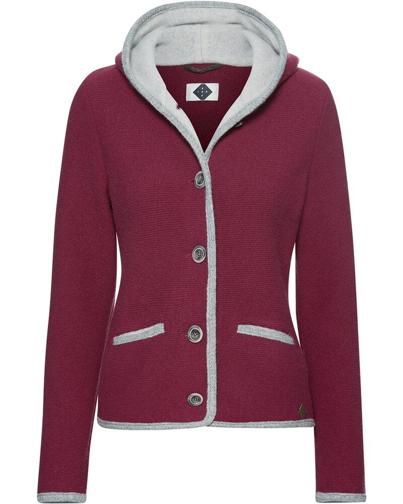 Kapuzen-Strickjacke Malwine