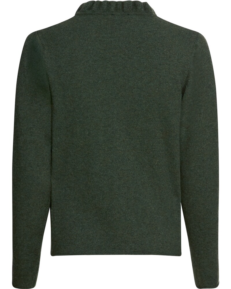 Strickjacke mit Rüschenkragen, Luis Steindl