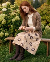 Cardigan mit Fuchsmotiv, Brigitte von Schönfels
