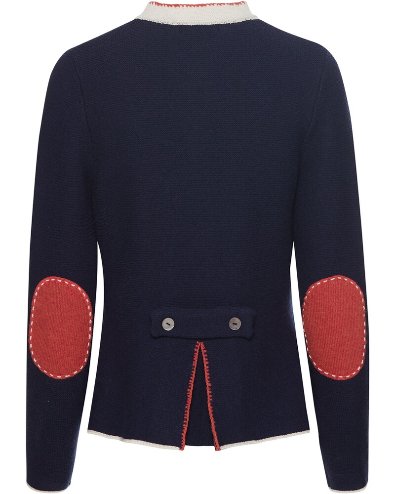 Strickjacke mit Rückenfalte, REITMAYER