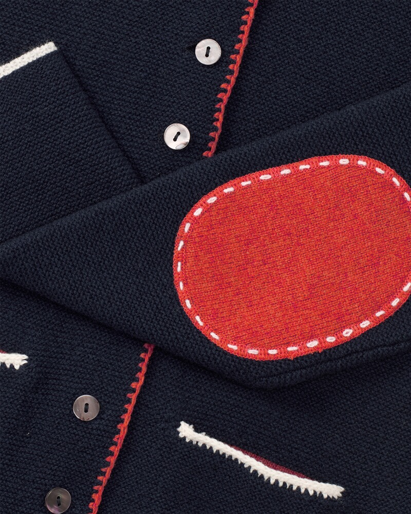 Strickjacke mit Rückenfalte, REITMAYER