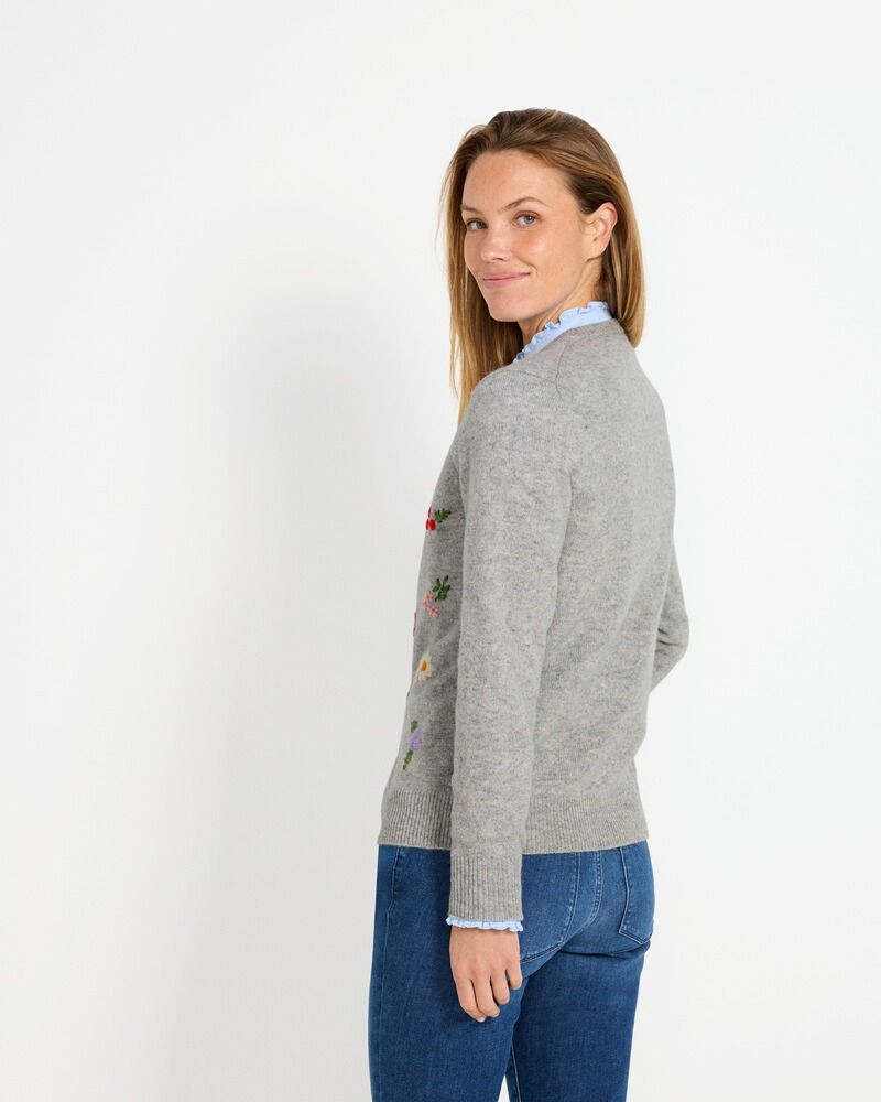 Cardigan mit Stickereien, REITMAYER