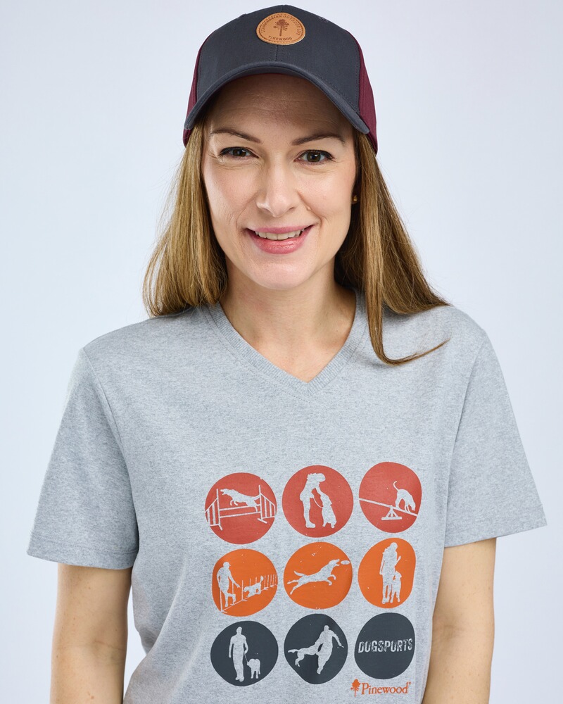 Damen T-Shirt Dog Sports, Pinewood