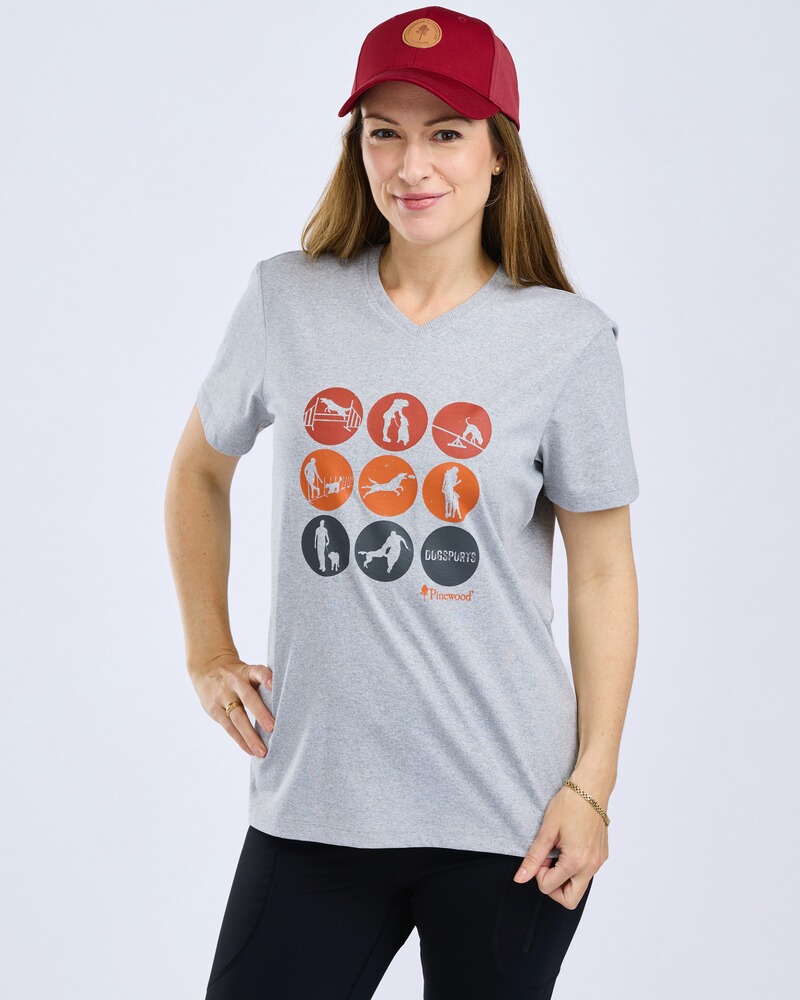 Damen T-Shirt Dog Sports, Pinewood