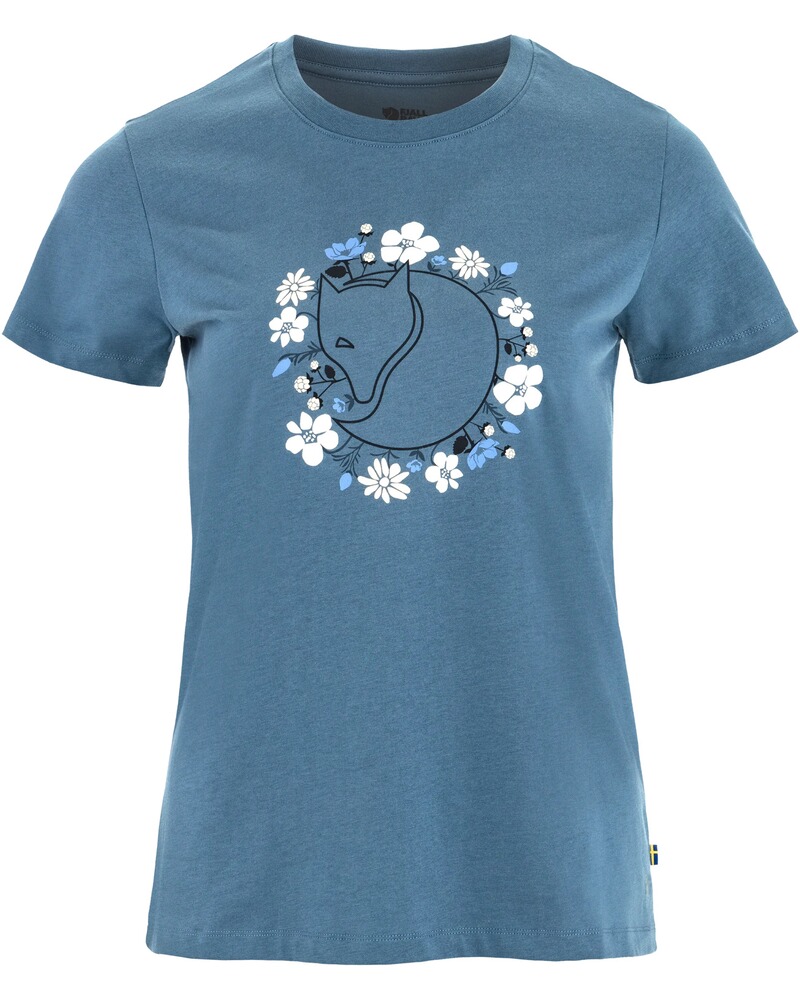 Damen T-Shirt Fjällblomster Fox