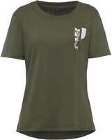 Damen T-Shirt Hirschkuh, Parforce Essential