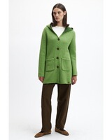 Kapuzen-Strickmantel Alina, Stapf