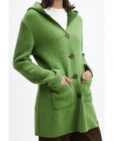 Kapuzen-Strickmantel Alina, Stapf