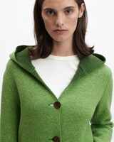 Kapuzen-Strickmantel Alina, Stapf