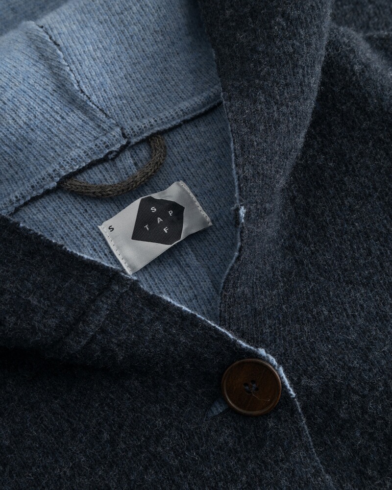 Kapuzen-Strickmantel Alina, Stapf