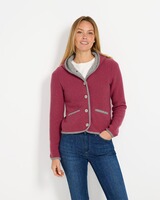 Kapuzen-Strickjacke Malwine, Stapf