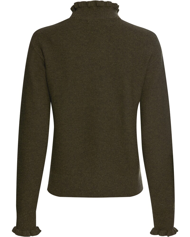 Rüschenpullover mit Stickerei, REITMAYER