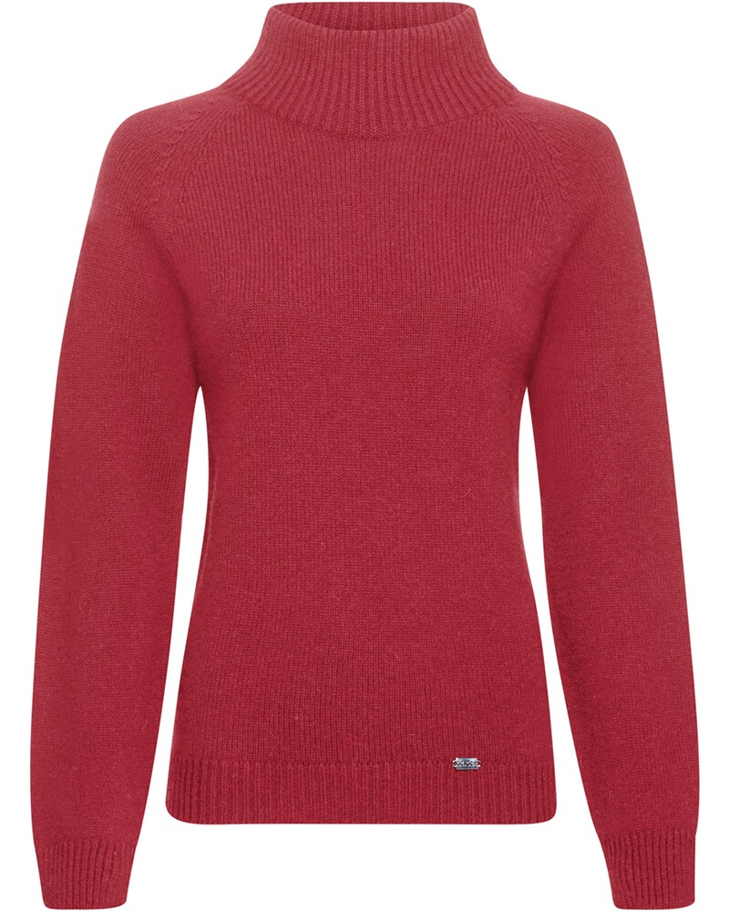 Stehkragen-Pullover
