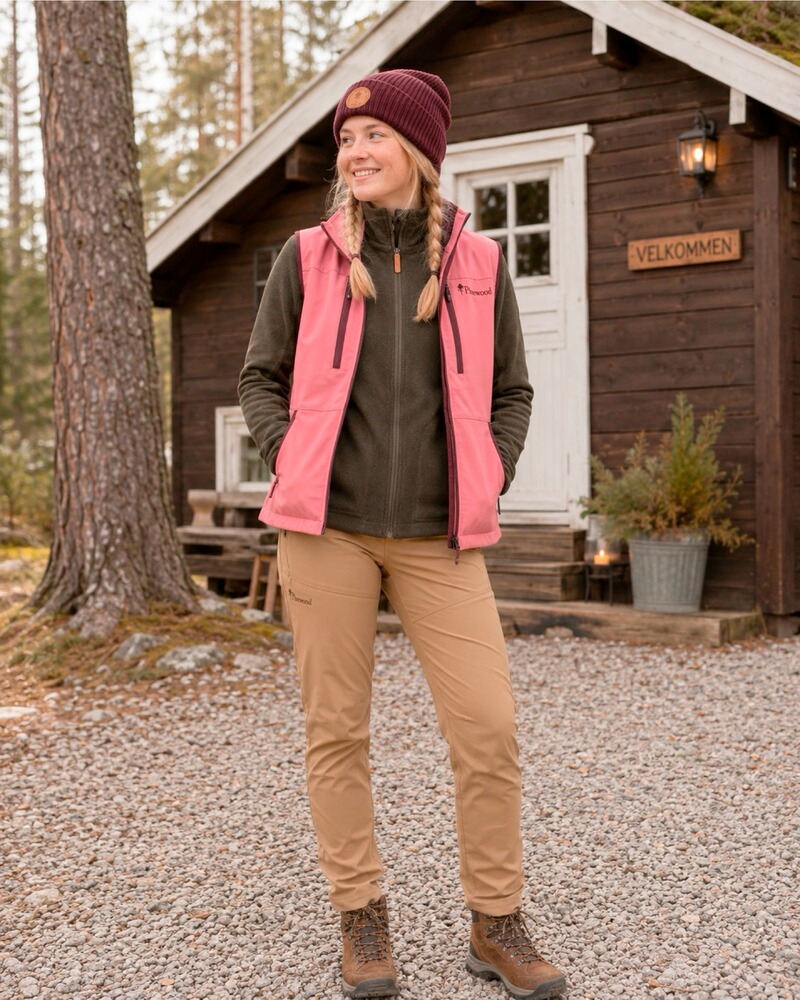Damen Wollfleecejacke Finnveden, Pinewood