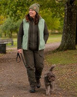 Damen Wollfleecejacke Finnveden, Pinewood