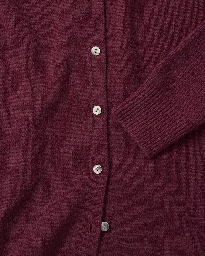Lambswool Cardigan, HIGHMOOR