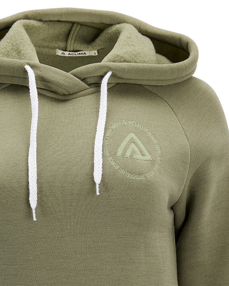 Damen Hoodie FleeceWool, ACLIMA