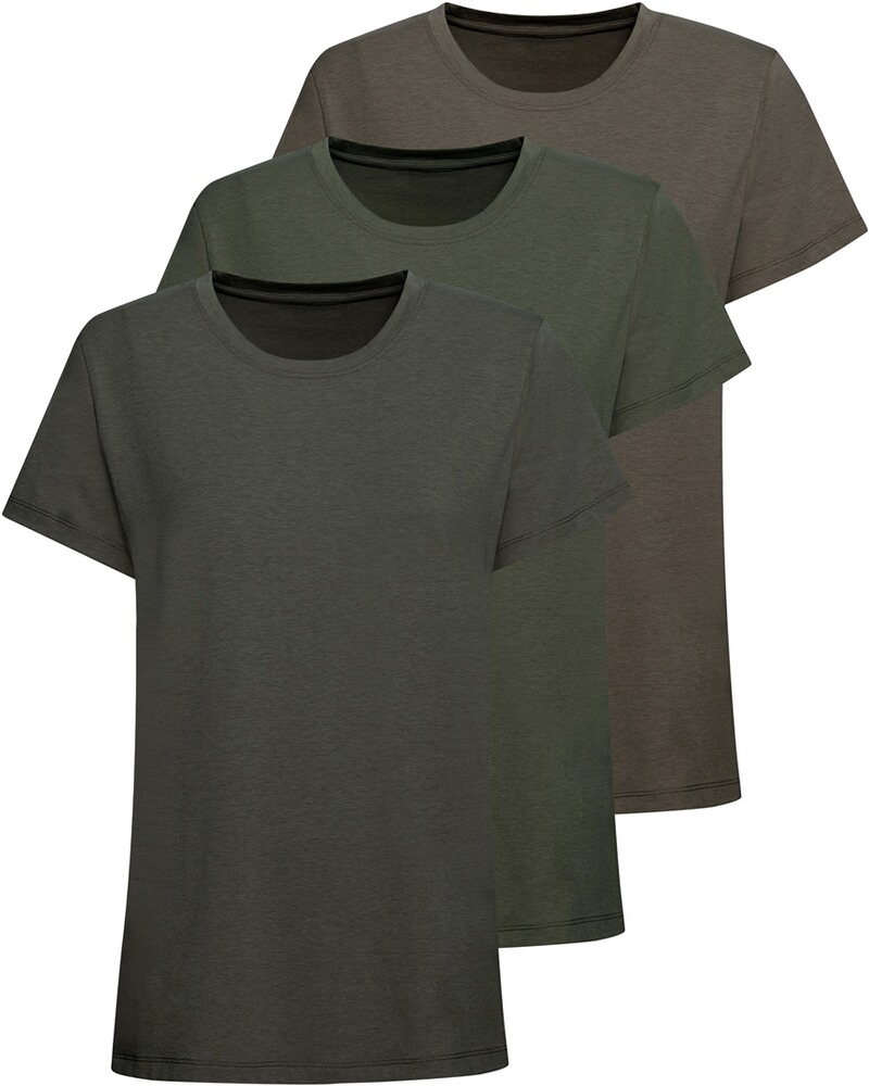 Damen 3er-Pack T-Shirts