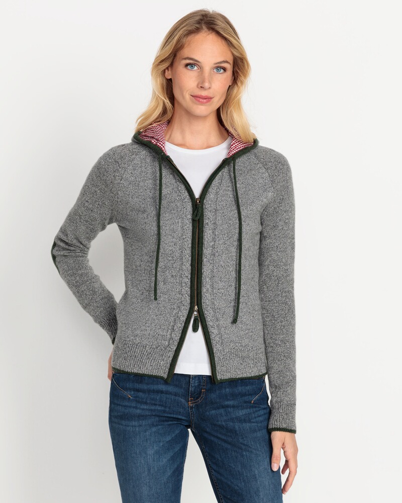 Strickjacke mit Kapuze, REITMAYER