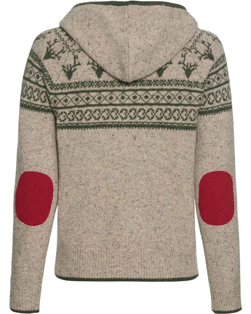 Jacquard-Zipp-Strickjacke, REITMAYER