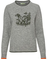 Pullover mit Jagdhund, Brigitte von Schönfels