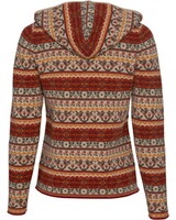Jacquard-Strickjacke mit Kapuze, Luis Steindl