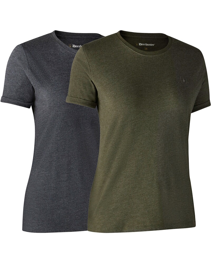 Damen T-Shirts, 2er-Pack