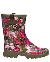 Damen Kurzgummistiefel Alya Print, Aigle