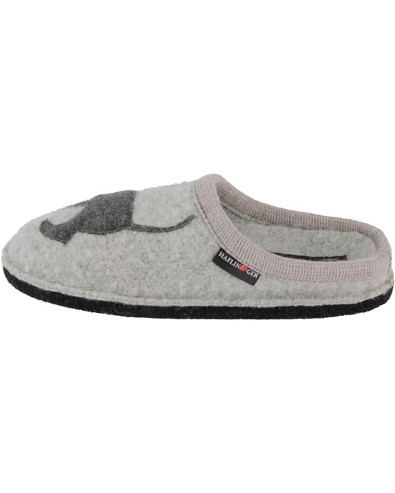 Walk-Pantoffel mit Applikation, Haflinger