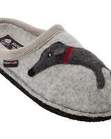 Walk-Pantoffel mit Applikation, Haflinger