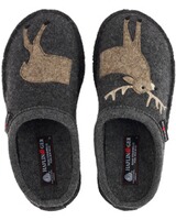 Walk-Pantoffel mit Applikation, Haflinger