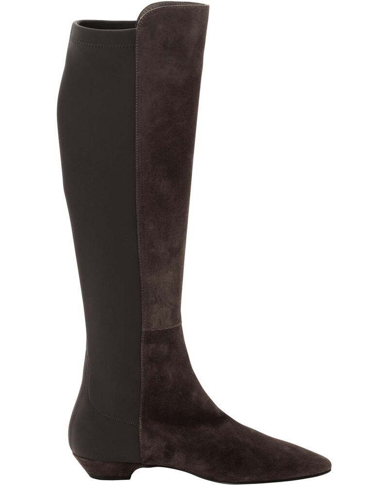 Pretty B. Stiefel hoch,Velour dk, Pretty Ballerinas