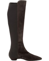 Pretty B. Stiefel hoch,Velour dk, Pretty Ballerinas