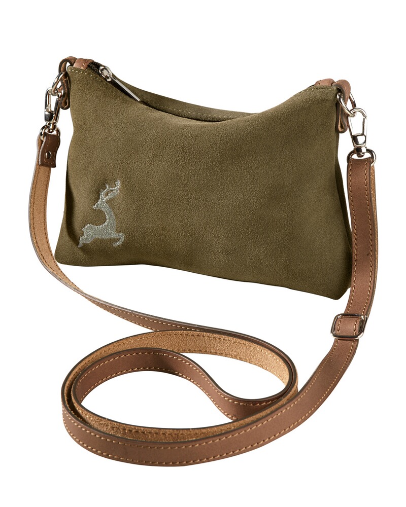 Handtasche mit Hirschstick