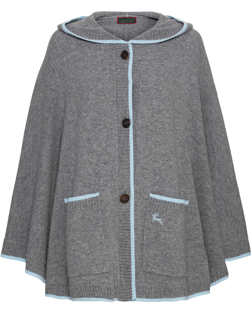 Poncho mit Kapuze