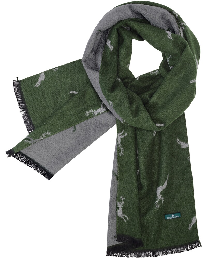 Wendeschal mit Hirschmotiv, Luise Steiner