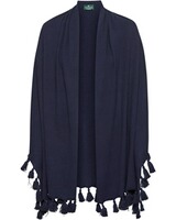 Poncho mit Bommeln, Luise Steiner